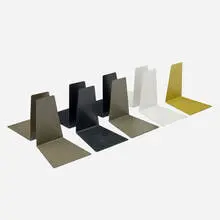 Soennecken, Bookends, set of nine, c. 1965, enameled steel