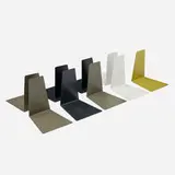 Soennecken, Bookends, set of nine, c. 1965, enameled steel