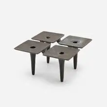 Candleholder by Jens Quistgaard, c. 1965, cast iron, sold Jul 2026