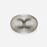 Ekco Products Company, Candle holder, c. 1953, stainless steel