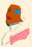 Andy Warhol, Aus: „Ladies and Gentlemen, 1975, Farbserigrafie auf cremefarbenem strukturiertem Karton
