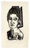 Max Beckmann, Frau mit Kerze
