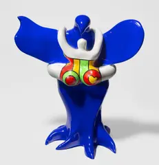 Oiseau amoureux by Niki de Saint Phalle, 1994, Polyesterharz, partiell bemalt, sold Mar 2024