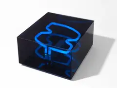 Chryssa, Small Study for documenta project sculpture 1968, 1968, Acrylglaskasten mit Neonröhren
