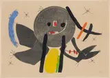 Le croc au phynances IV by Joan Miró, 1971, Farblithografie auf Arches-Velin, sold Nov 2025