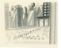 Jean-Jacques Sempé, New York. 1980er-Jahre, Tusche in Feder und Pinsel auf Papier