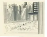 Jean-Jacques Sempé, New York. 1980er-Jahre, Tusche in Feder und Pinsel auf Papier