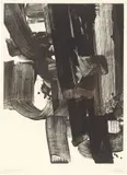 Pierre Soulages, Lithographie no. 20a, 1969, Lithografie auf Arches-Velin