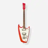 Hallmark Mfg. Co., Swept Wing Solidbody Electric Guitar, 1966, Bolt-on maple neck with matching headstock (front and back), vibrato tailpiece