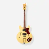 Celebrity Hollowbody Electric Guitar, 1968 by Mosrite of California, Trapeze tailpiece, 3-bolt neck, sold Jun 2026