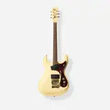The Ventures Model Solidbody Electric Guitar, 1964 by Mosrite of California, Bolt-on maple neck with matching headstock (front and back), updated with gold-plated Moseley vibrato and hardware, circ, sold Jun 2026