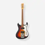 The Ventures Model II Solidbody Electric Guitar, c. 1969 by Mosrite of California, German-carved body, bent sheet metal vibrato, spun knobs, sold Jun 2026