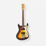 Mark V Solidbody Electric Guitar, 1966 by Mosrite of California, German-carved body, Moseley vibrato, sold Jun 2026