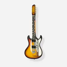 Smith, Mel-o-bar Standing Steel Guitar, c. 1968, Made by Mosrite, repurposed The Ventures Model II slab body