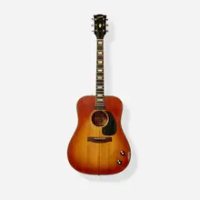 Gibson, J-160E Custom Acoustic-Electric Guitar, 1972, Spruce top, mahogany back and sides, trapezoid inlays