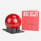 Mike Kelley, Untitled (Bowling Ball, Stand and Catalogue)