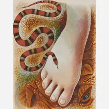 Miguel Covarrubias, ...a gaily coloured silken garter just dropped from her leg...