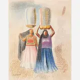 Miguel Covarrubias, Untitled (Tehuanas)