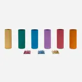 Alcoa, Collection of vases and display signs, 1959, anodized aluminum