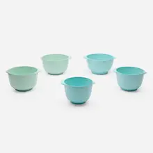 Rosti, Collection of five Margrethe mixing bowls, melamine, plastic
