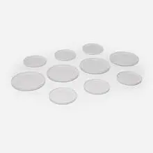 Lella and Massimo Vignelli, Maxplates, set of ten, melamine
