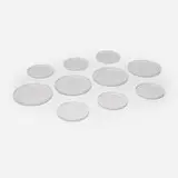 Lella and Massimo Vignelli, Maxplates, set of ten, melamine