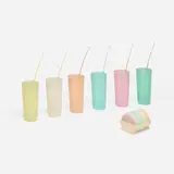 Tupperware, Collection of tablewares, c. 1970, plastic