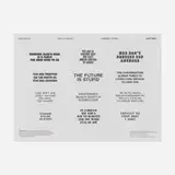 Jenny Holzer, Temporary Tattoos, 2009, temporary tattoos
