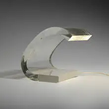 Joe Colombo, Acrilica table lamp, 1962, Perspex, enameled aluminum