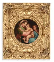La Madonna della sedia by Raphael, oil on canvas, sold Nov 2018