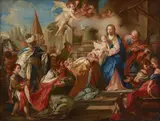 Sebastiano Conca, The Adoration of the Magi, oil on canvas