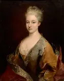 Nicolas de Largillière, A portrait of an aristocratic lady, oil on canvas