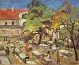 Franz Heckendorf, Gartenlokal