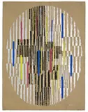 Adolf Fleischmann, Ohne Titel. 1950er Jahre, Gouache auf graubraunem Papier