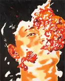 Ausbruch by Norbert Bisky, 2007, Öl auf Leinwand, sold Jun 2010