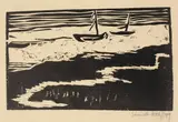 Wattenmeer by Karl Schmidt-Rottluff, 1909, Holzschnitt auf Papier, sold Jun 2010