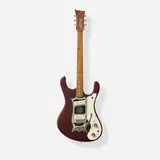 Hallmark Mfg. Co., Mark IV Double Brand Solidbody Electric Guitar, 1965, Bolt-on maple neck with matching headstock (front and back), assembled from Standel parts by Joe Hall