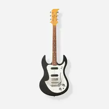 Standel, Custom Solidbody Electric Guitar, c. 1966, Slab body, vibrato tailpiece