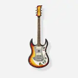 Standel, Custom Deluxe Solidbody Electric Guitar, c. 1966, German-carved body, vibrato tailpiece