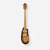 Venn Custom, Peanut Solidbody Electric Guitar, c. 1980, Bird's-eye maple top, figured walnut back, set flame maple and walnut neck