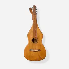 Knutsen, Harp Hawaiian Guitar, c. 1925, Rope-bound spruce top