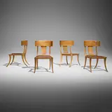 T. H. Robsjohn-Gibbings, Klismos chairs, set of four