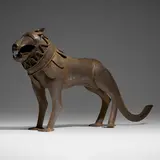 Mythical beast figure by Modern, iron, sold Mar 2026