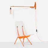 Virgil Abloh, Antony Chair and Petite Potence wall lamp, 2019, powder-coated steel, acrylic