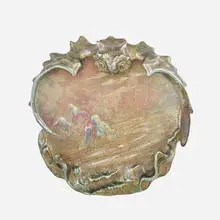 Delphin Massier, Rare Plaque With Owl, France