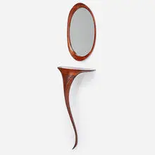 Dinovi Console Table And Mirror by Victor Dinovi, sold Nov 2016