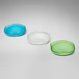 Sasaki, Ashtrays, set of three, c. 1970, glass