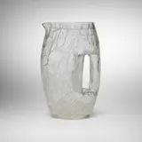 attribution Koloman Moser, Pitcher, c. 1905, textured glass