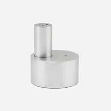 Pierre Vandel, Salt and pepper shakers, c. 1975, aluminum
