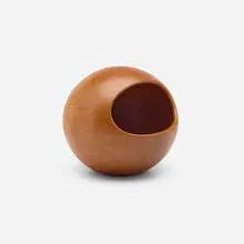Sigvard Nilsson, Orb bowl, c. 1960, teak